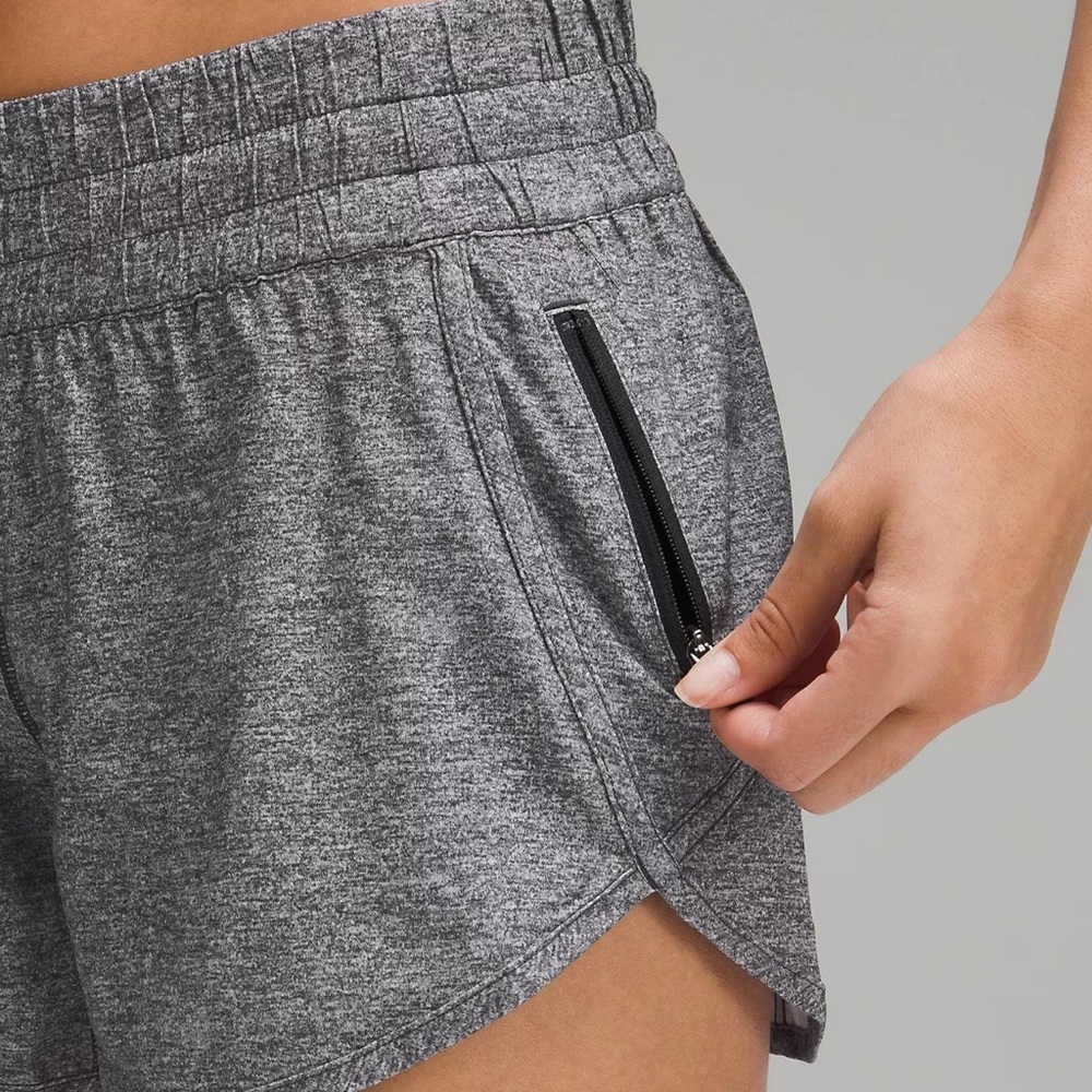 Lululemon Gray Athletic LR Shorts 4” Lined - Picture 3 of 7